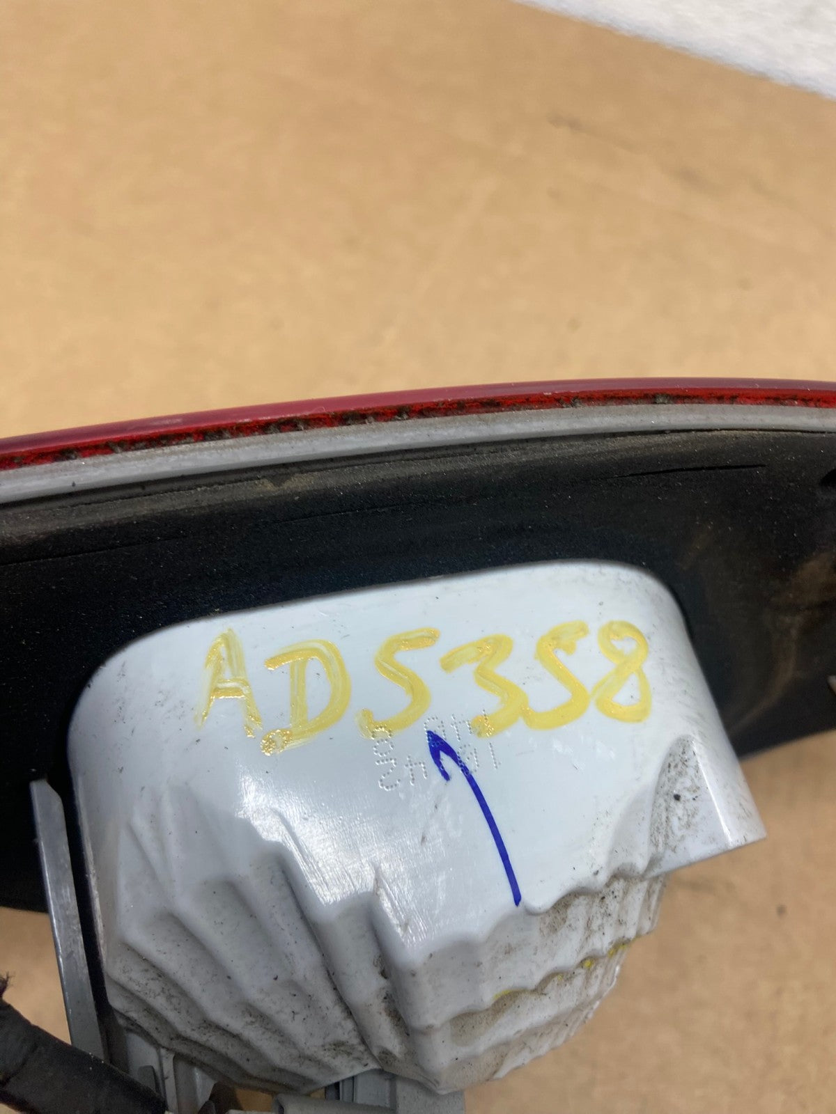 2009-2010 Toyota Corolla Left Driver Lh Side Tail Light Inner AD5358 LK6