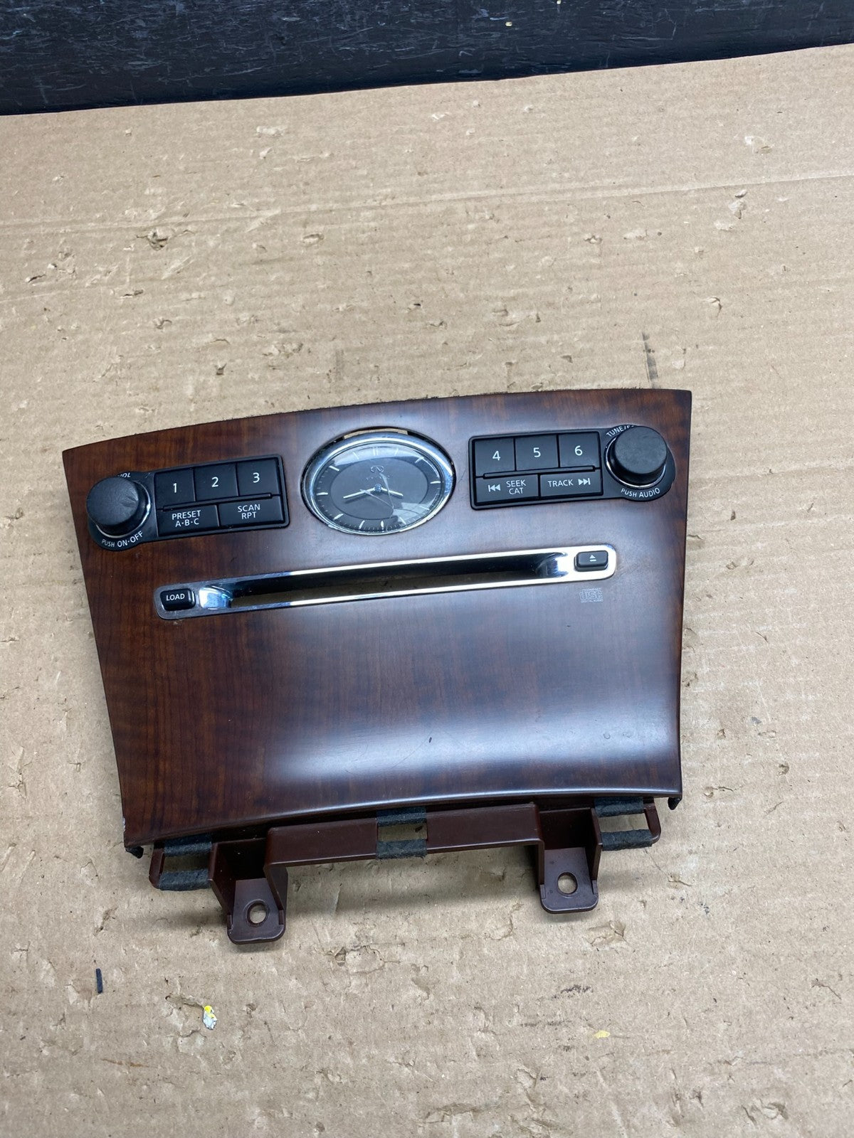 2008 2009 2010 Infiniti M35 Radio Clock Control Panel Plate ag6461 DG0
