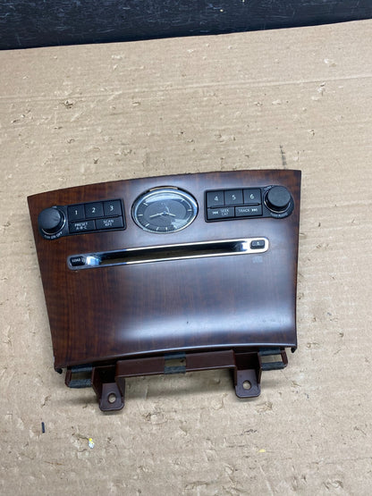 2008 2009 2010 Infiniti M35 Radio Clock Control Panel Plate ag6461 DG0
