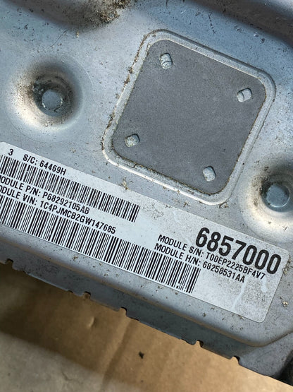 2016 2017 Jeep Cherokee 200 Engine Computer ECU ECM PCM AI5092 DG2