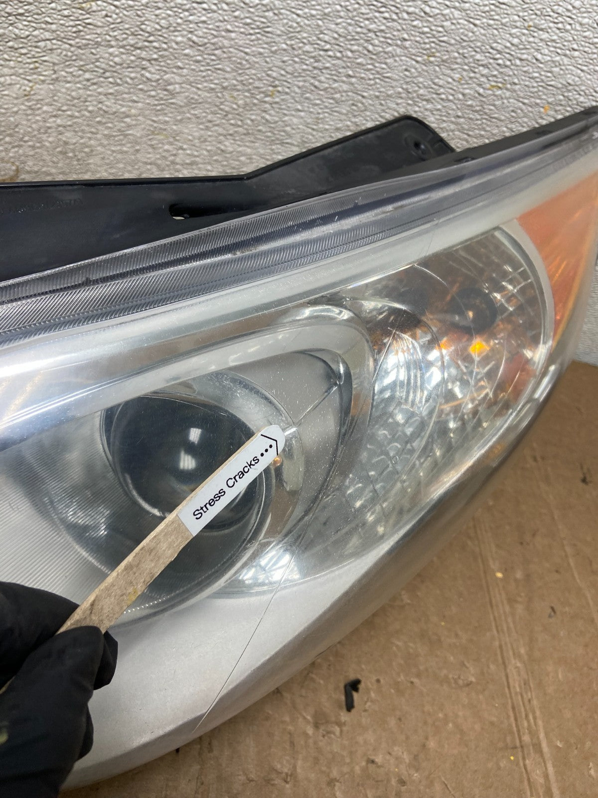 2011 - 2014 Hyundai Sonata Left Driver Lh Side Headlight Halogen AA4158 DW3
