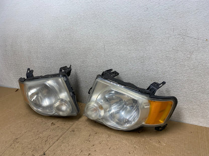 2008 to 2012 Ford Escape Headlights Left+Right Side Set Halogen V3727 DW1