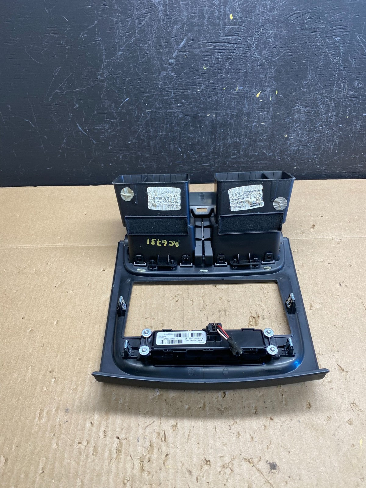 2011 - 2014 Dodge Avenger Center Dash Black Radio Trim Bezel Panel AC6731 DG4