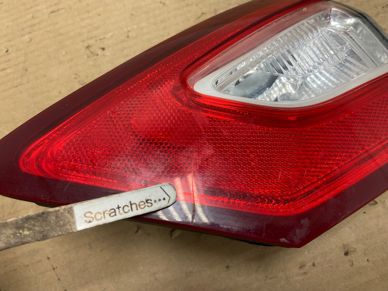 2013 to 2016 Ford Fusion Right Passenger RH Side Tail Light Inner AG8281 LK3