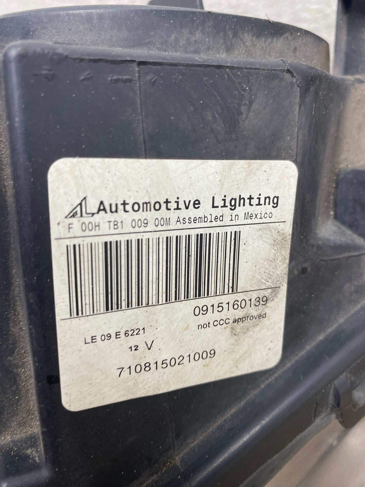 2011 to 2014 BMW X3 Left Driver Lh Side Halogen Headlight AI6829 DW9