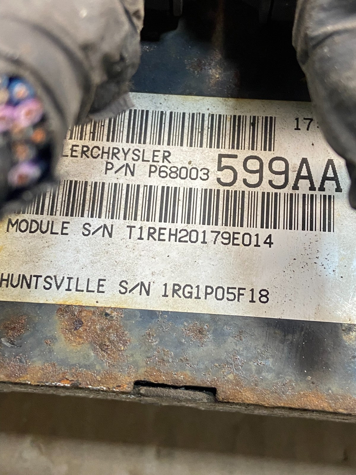 Chrysler Dodge Engine Computer Module ECM p68003599aa AF91412