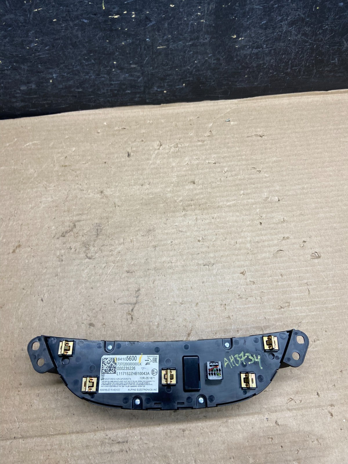 2016 to 2018 Chevrolet Malibu AC Heat Temperature Climate Control AH3734 DG3
