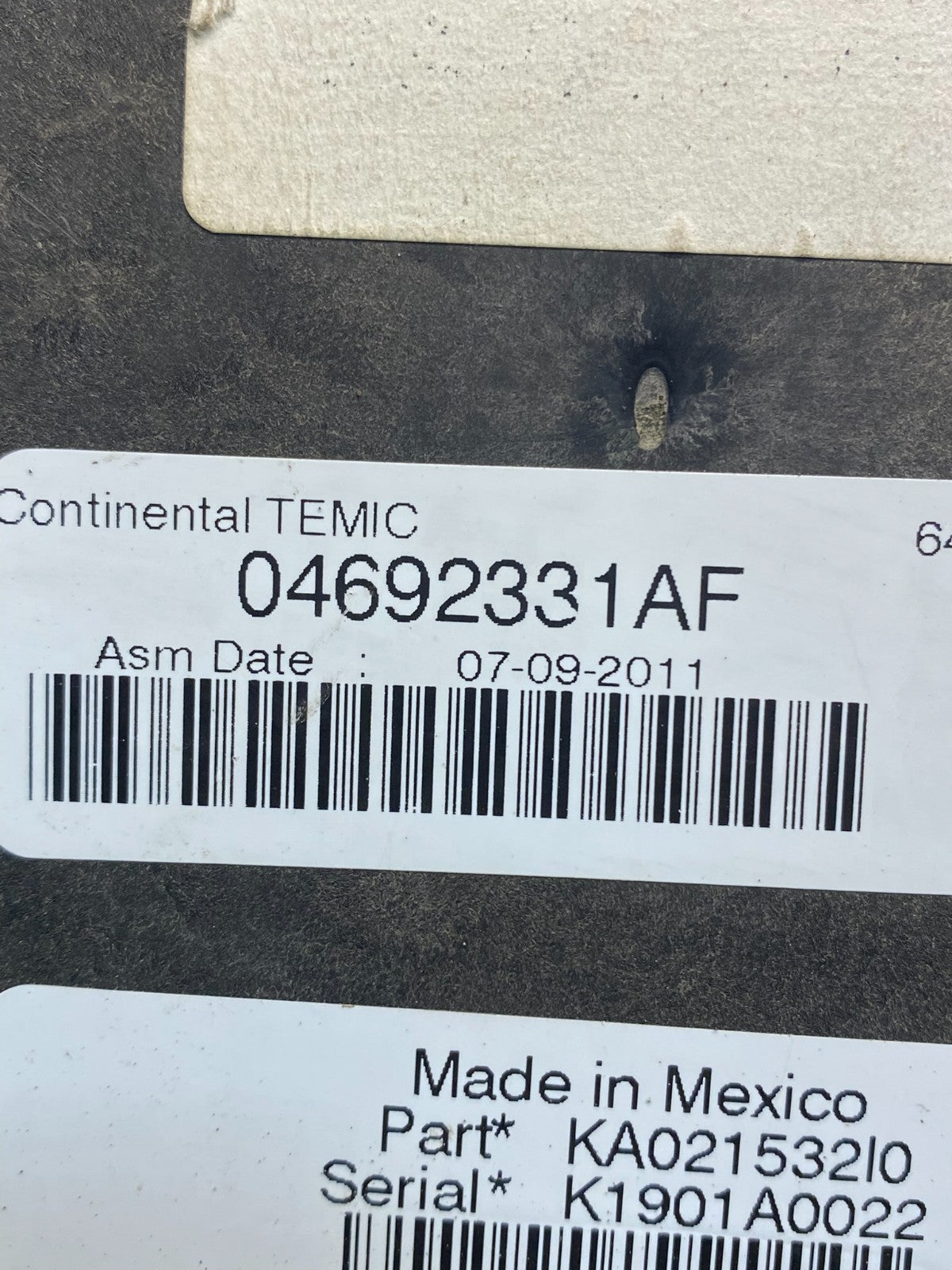 2011 Liberty Nitro TIPM Power Integrated Fuse Box Module af8997 DG6