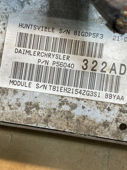 2002 Dodge Ram 5.9L Engine Computer Module ECM p56028410ad ECU AH5054 DG2