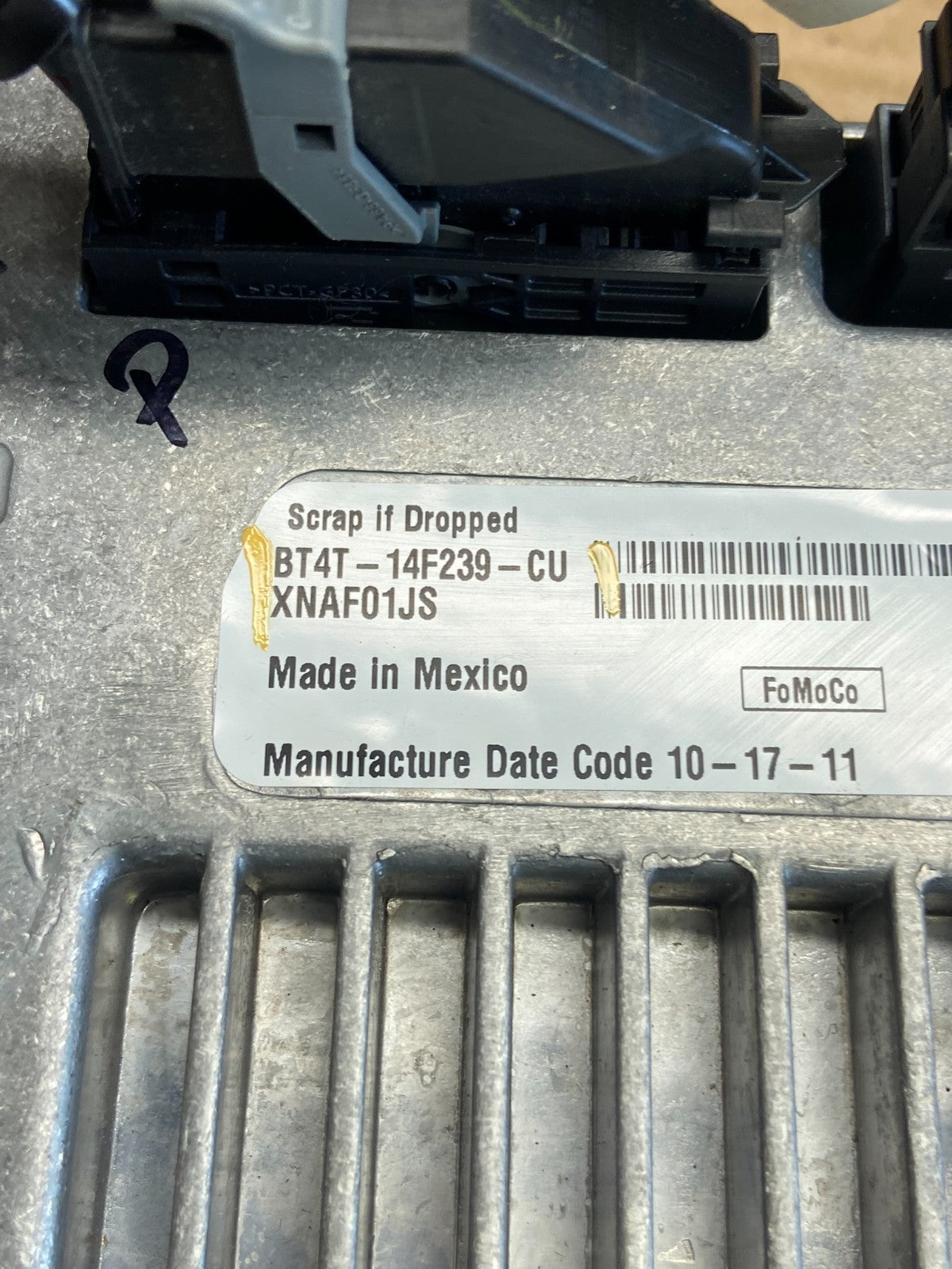2012 2014 Ford Edge Radio Information Display Screen AF2618 DG6
