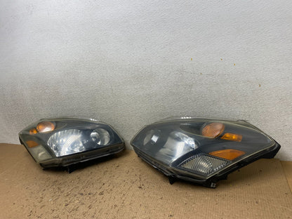 2004 to 2009 Nissan Quest Left+Right Side Black Headlights W8358 DW1