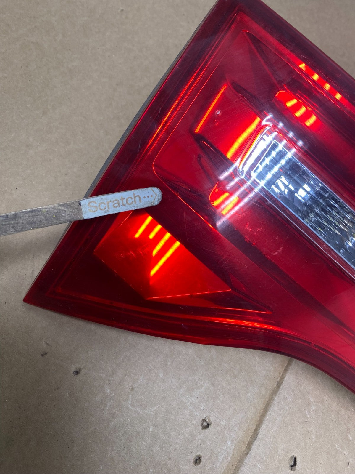 2007 2008 2009 Acura Mdx Left Driver Lh Side Inner Tail Light U9696 DW3