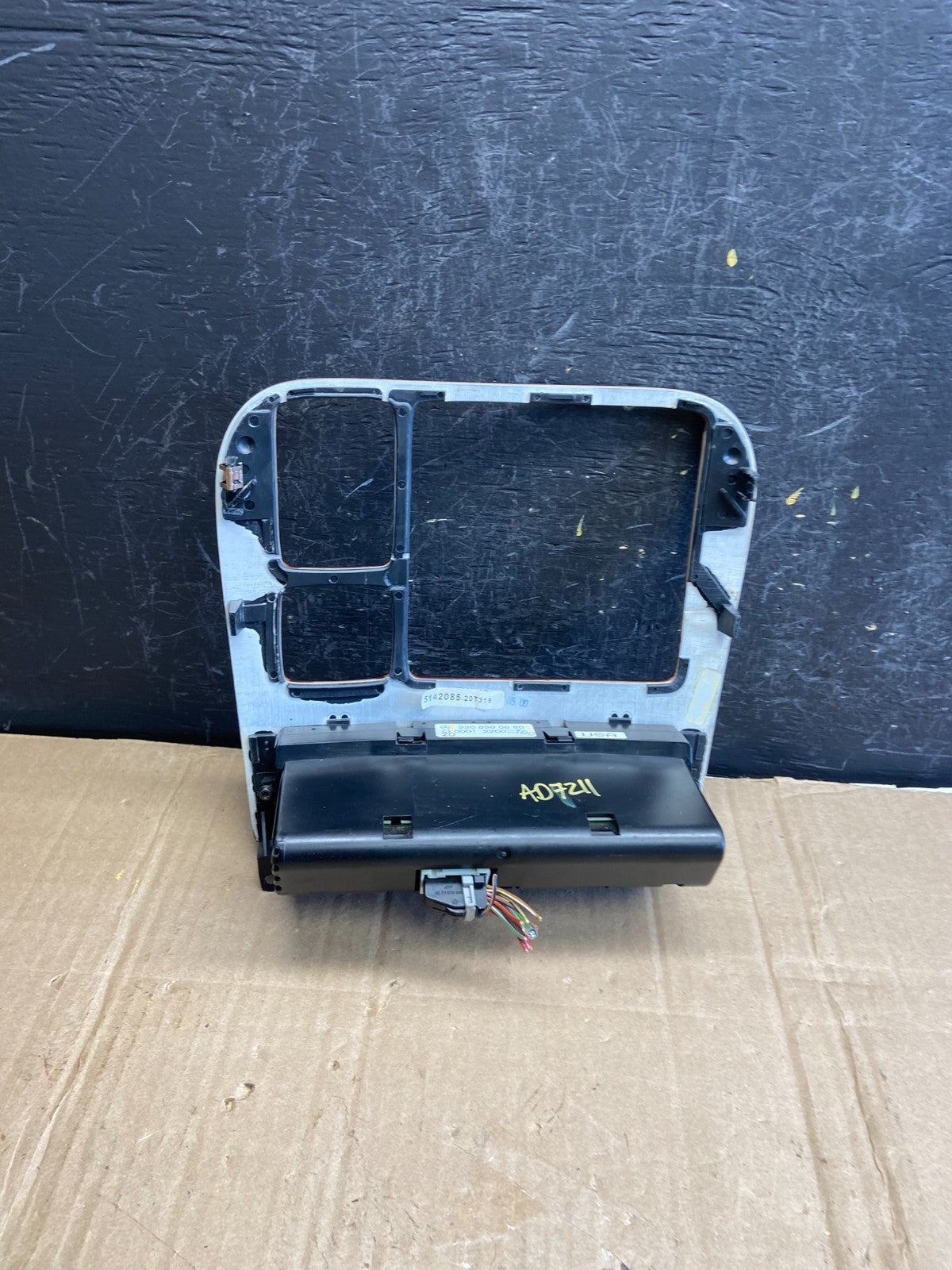 2000-2006 Mercedes S430 S500 W220 AC Heater Climate Control Trim Bezel ad72114