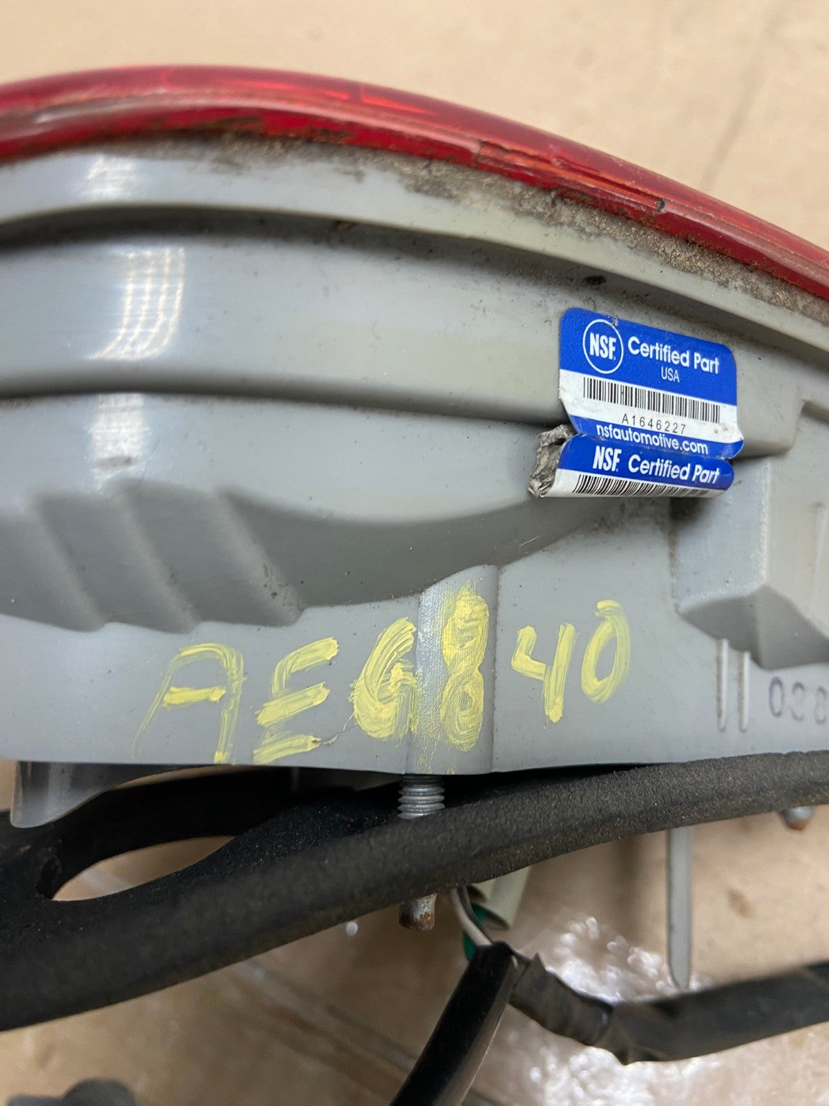 2007 2008 2009 Toyota Camry Right Passenger Rh Tail Light Inner DEPO AE6840 LK8