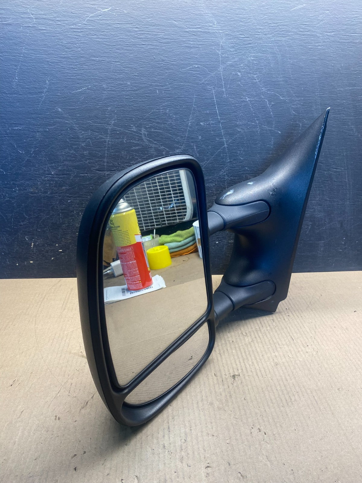 2002 to 2008 Ford E150 Van Left Driver Side Door View Two Arm Mirror AH4501 DW9