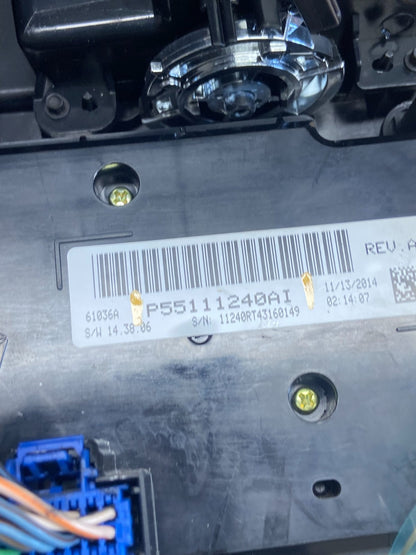2011-2016 Dodge Grand Caravan Temperature Climate Control AC Heater AE4190 DG5