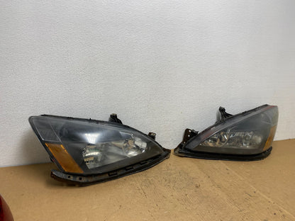 2003 - 2007 Honda Accord Left+Right Set Halogen Headlights AD0567 DW2