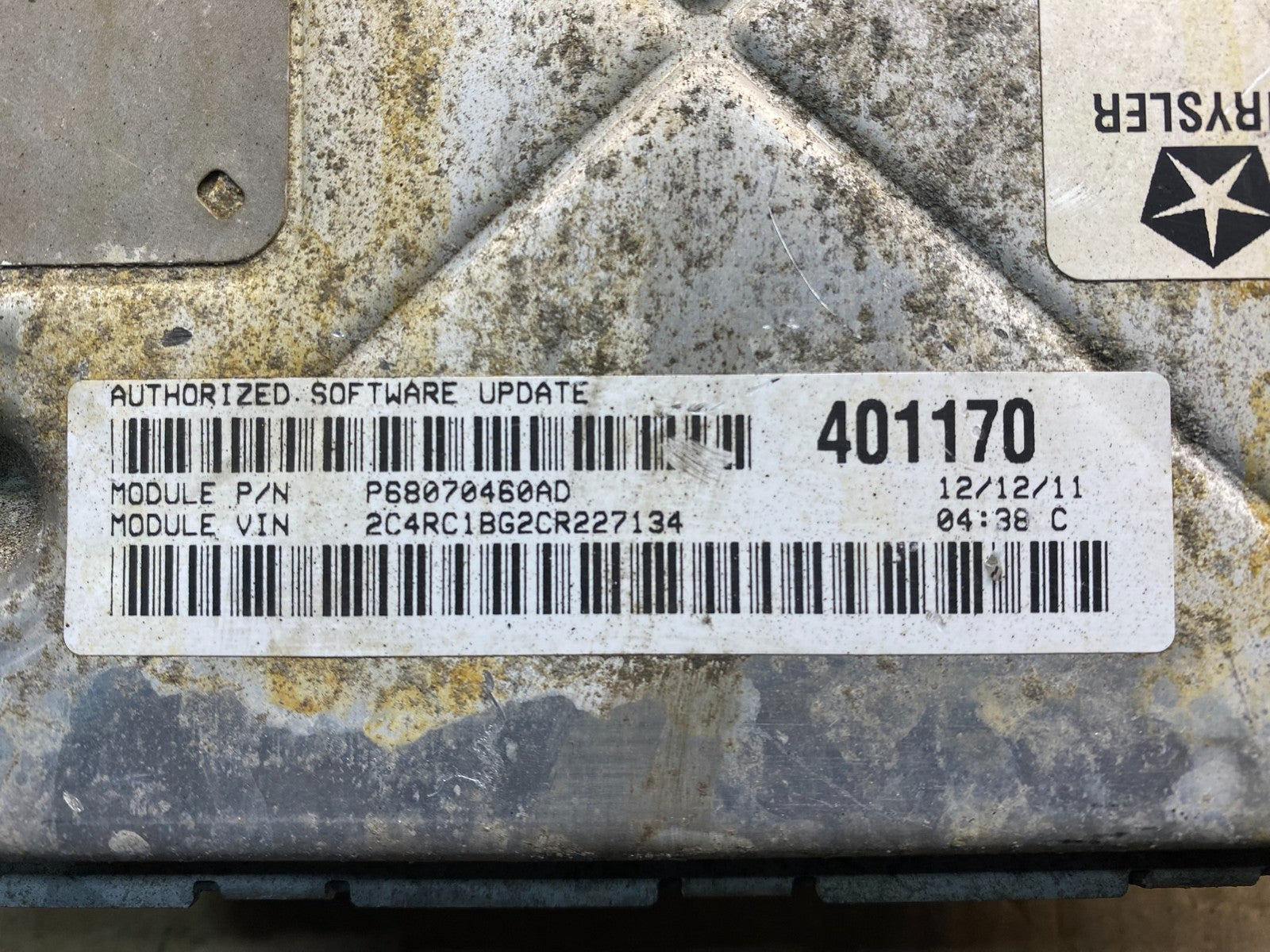 2012 Dodge Grand Caravan Town & Country ECM ECU Engine Computer OEM aa3097 DG4