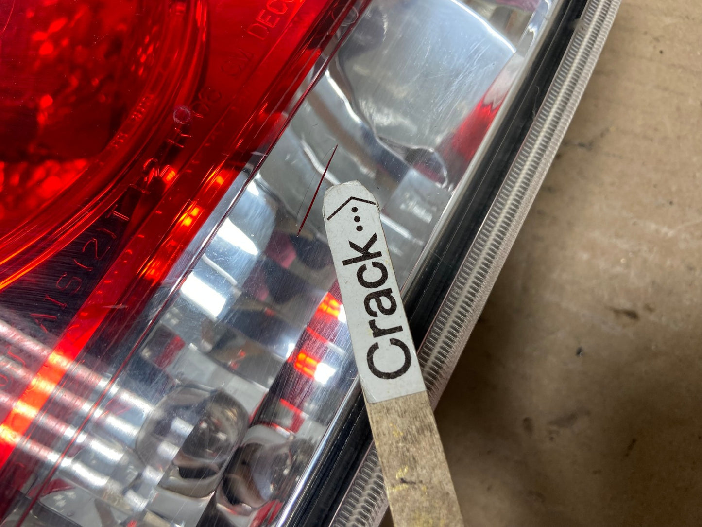 2006 to 2012 Chevrolet Impala Left Driver Lh Side Tail Light AE7336 LK4