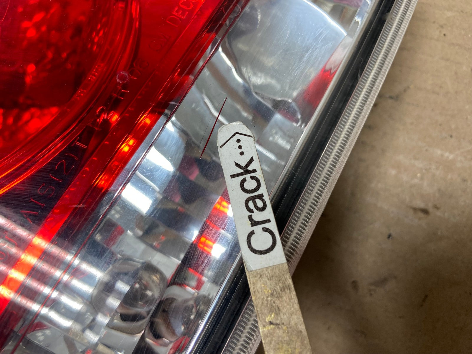 2006 to 2012 Chevrolet Impala Left Driver Lh Side Tail Light AE7336 LK4
