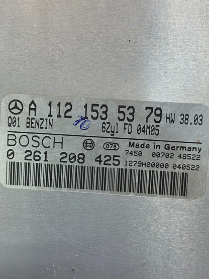2003 to 2005 Mercedes ML350 SLK350 Engine Computer Module ECM ECU AG9545 DW2