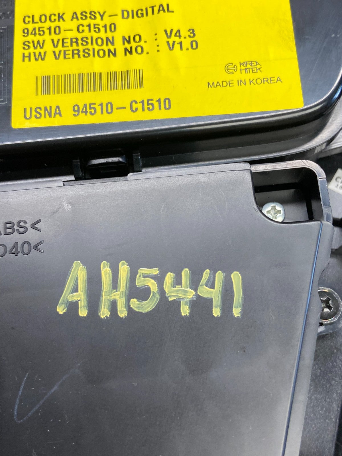 2015 to 2017 Hyundai Sonata Ac Heater Climate Control AH5441 DG5