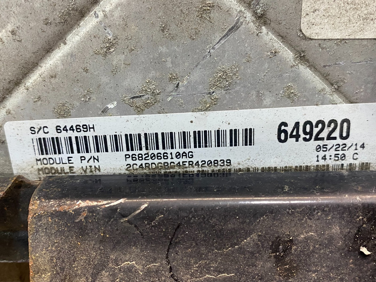 2014 Dodge Caravan Town & Country 3.6L Engine Computer ECU AF4025 DW2