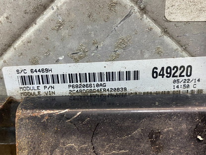 2014 Dodge Caravan Town & Country 3.6L Engine Computer ECU AF4025 DW2