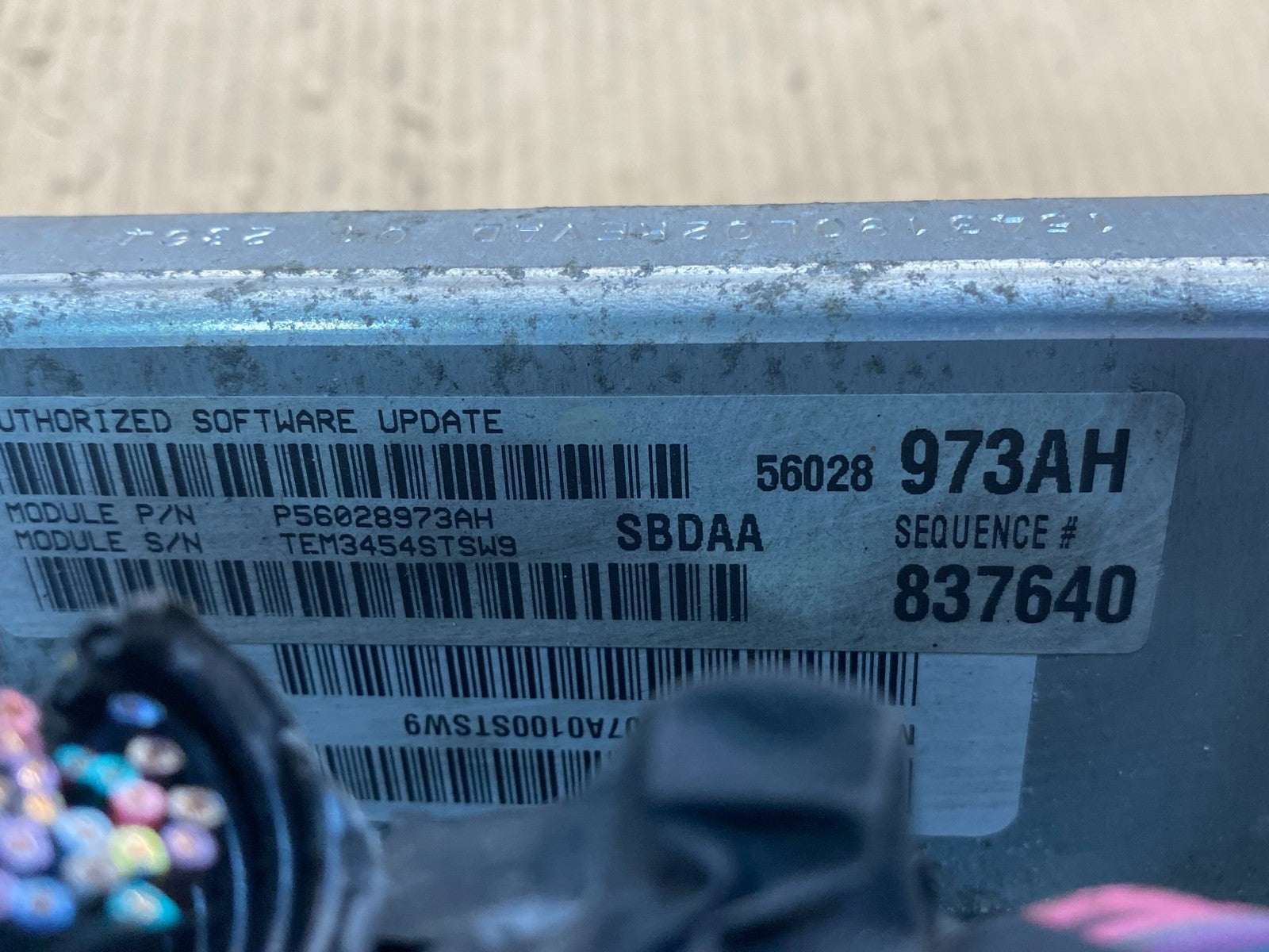 2005 Dodge Durango 5.7L Engine Computer Module ECU PCM AE6406 DW2