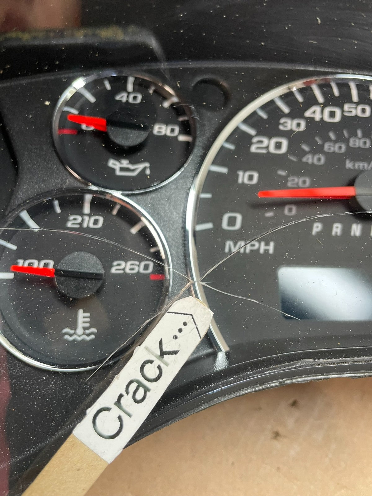 2008 2009 2010 Chevrolet Express Speedometer Cluster Gauge AI4363 DG3