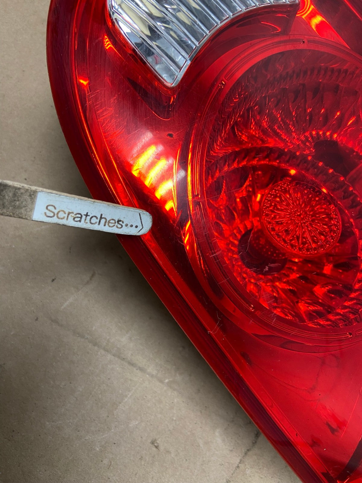 2007 2008 2009 Hyundai Santa Fe Left Driver LH Tail Light Inner AG4593 LK3