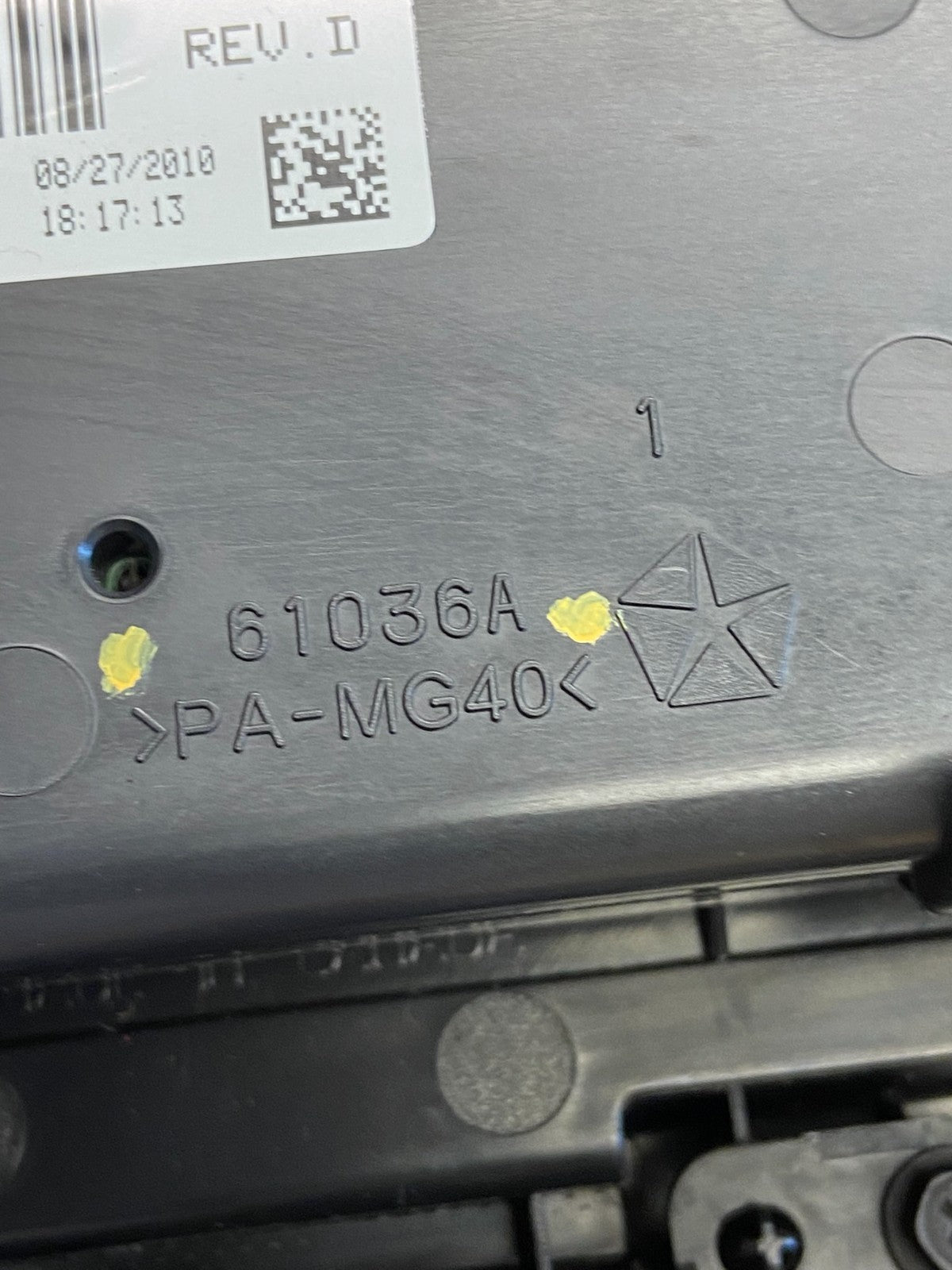2008 to 2012 Jeep Liberty Dash Climate Temperature Control Radio Bezel AG5044 DG5