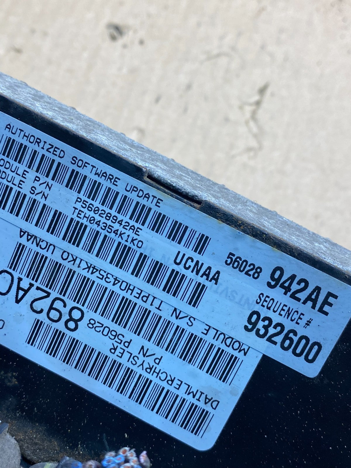 2005 Dodge Ram 1500 Engine Computer 4.7L V8 ECM ECU ah4758 DG2