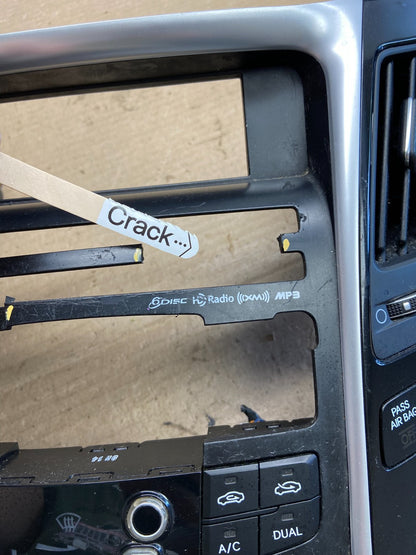 2011 - 2014 Hyundai Sonata Center Radio Climate Control Air Vent Bezel ah3643 DG3