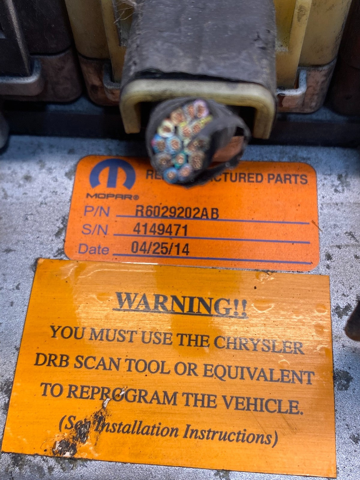 2002 Dodge Durango 4.7L Engine Computer Module ECU PCM AF8996 DG2