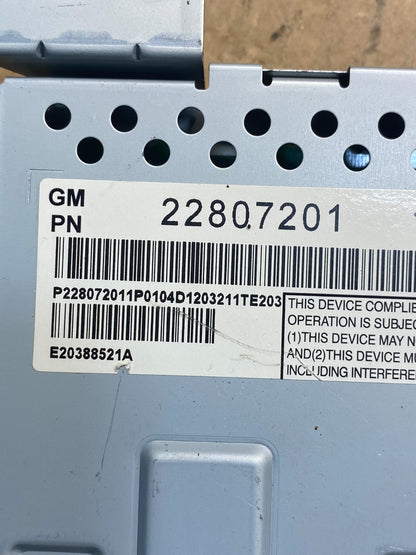 2010 - 2011 Chevrolet Equinox Radio Display Screen Information Dash Oe ag7395 DG4
