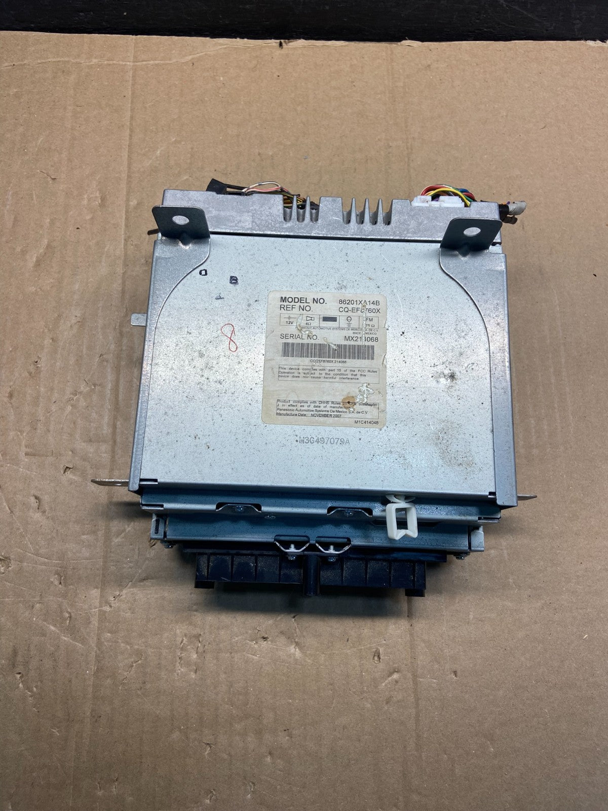 2008 to 2009 Subaru Tribeca CD Player Radio Receiver Control AG1699 DG3