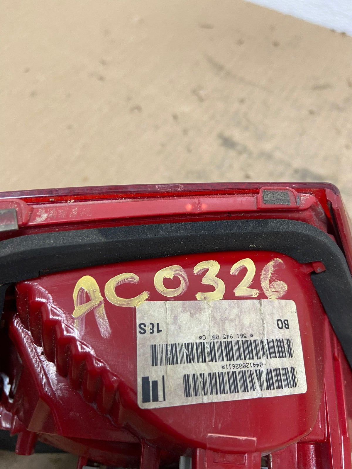 2012 to 2015 Volkswagen Passat Left Driver Lh Inner Tail light AC0326 LK6