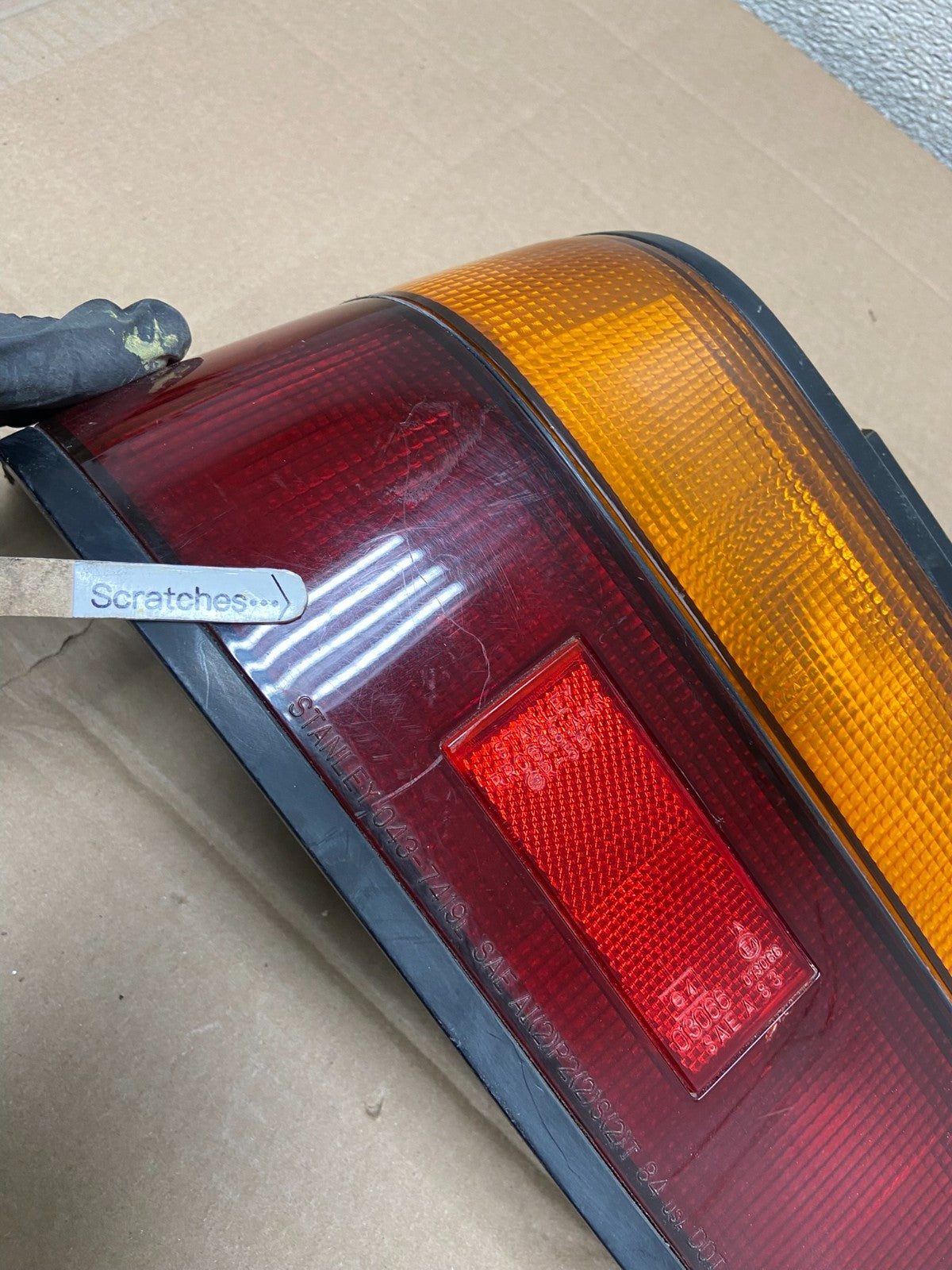 1990 to 1991 Honda Civic DX EF Sedan Left Driver Side Tail Light AA86163