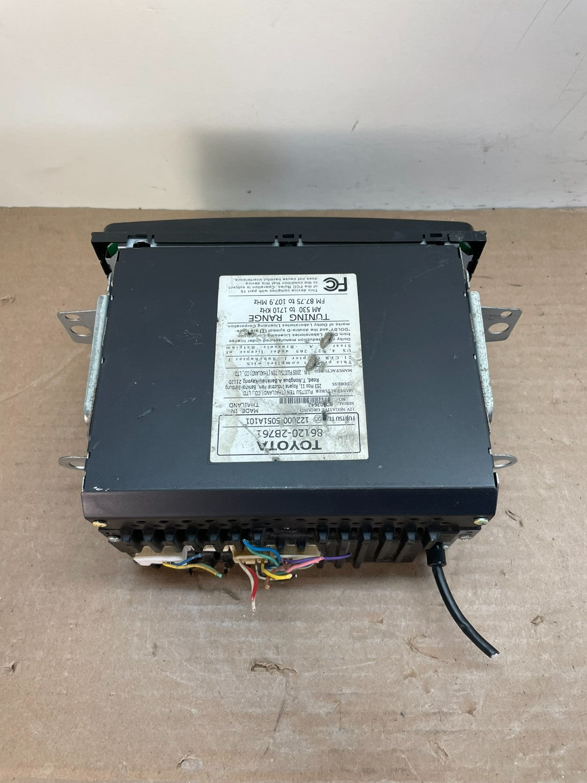 2003 - 2005 Toyota Rav4 Am Fm Cd Player Radio Receiver AI0518 DG8
