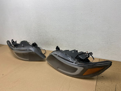 2004 - 2008 Infiniti Fx35 LED Left+Right Set LED Black Side Headlights AF2983 DG1