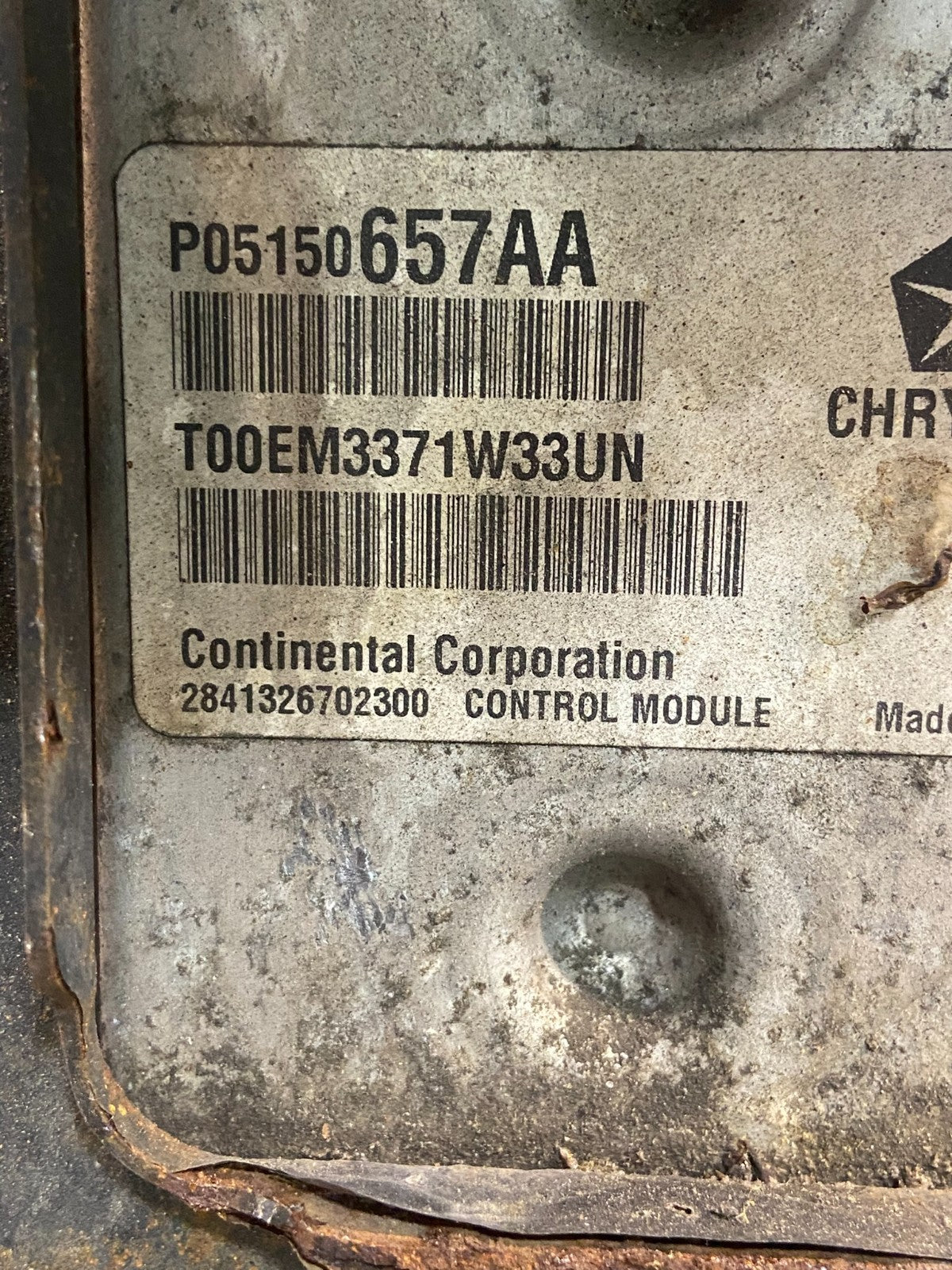 2012 Dodge Avenger Engine Computer Control ECM ECU AF9068 DW2