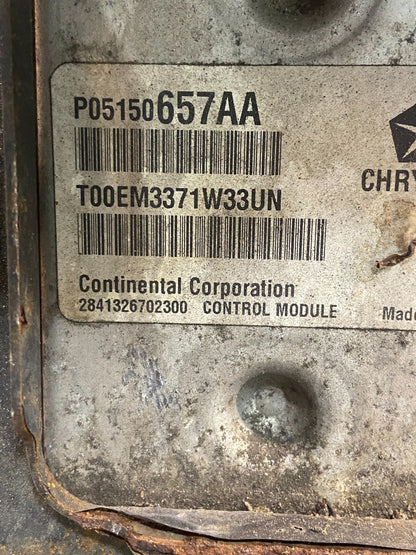 2012 Dodge Avenger Engine Computer Control ECM ECU AF9068 DW2
