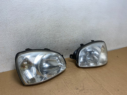 2001-2003 Hyundai Santa Fe Left+Right Headlights Halogen AI5852 DW2