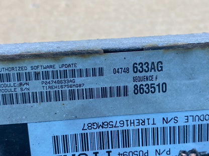 2005 Chrysler Caravan 3.3L Engine Control Unit ECU P04748533AG af7750 DG2