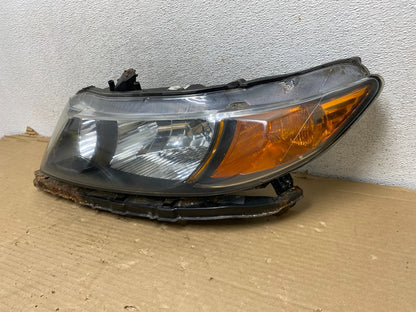 2006 to 2008 Honda Civic Coupe Headlight Halogen Left Driver Side AG9227 DW2
