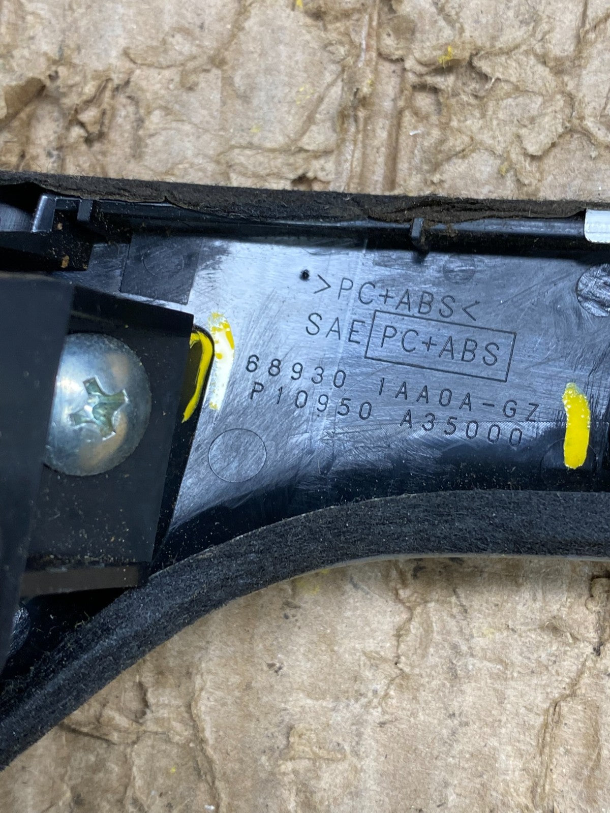 2009-2010 Nissan Murano Dash Trim Panel With Hazard Buttom Switch OEM V7331 DG4