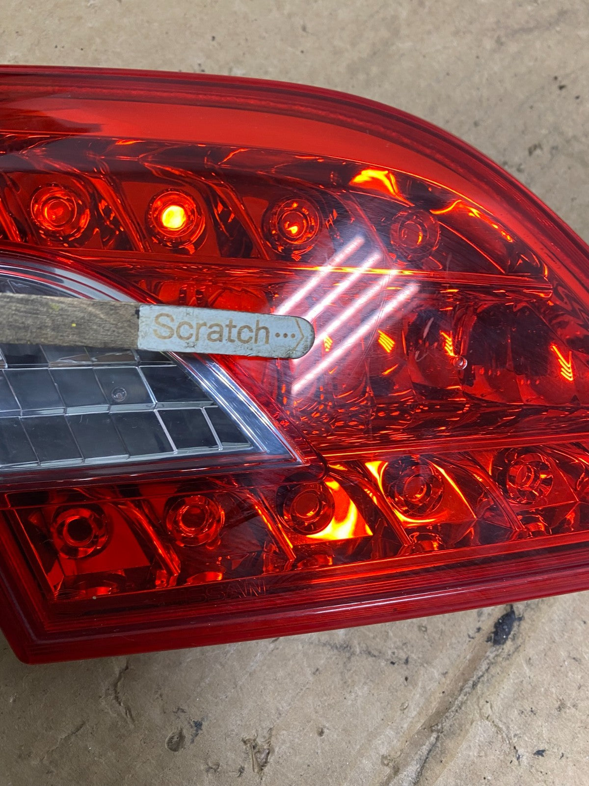2013 2014 2015 Nissan Sentra Led Left Driver LH Inner Tail Light Oem V1334 DW3