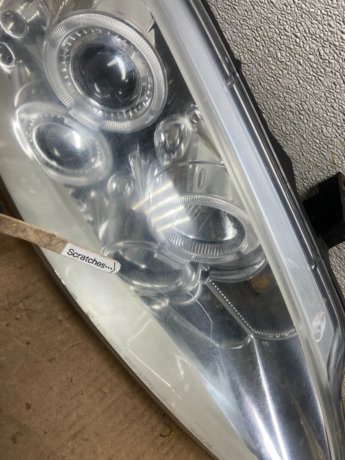 1995-1996 Mitsubishi Eclipse Left+Right Set LED Chrome Headlight AA6214 DG3