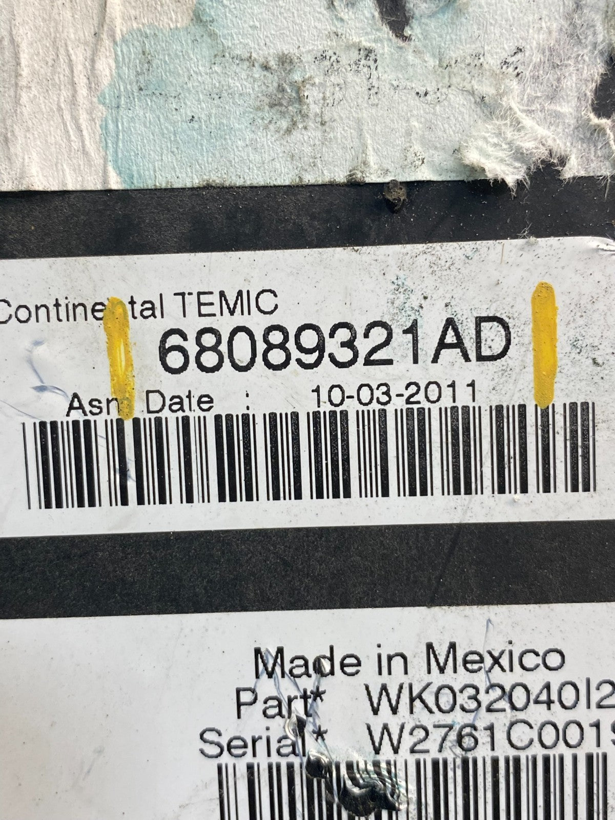 2011 2014 Dodge Durango Grand Cherokee Fusebox Fuse Box Relay Module AE6296 DW6